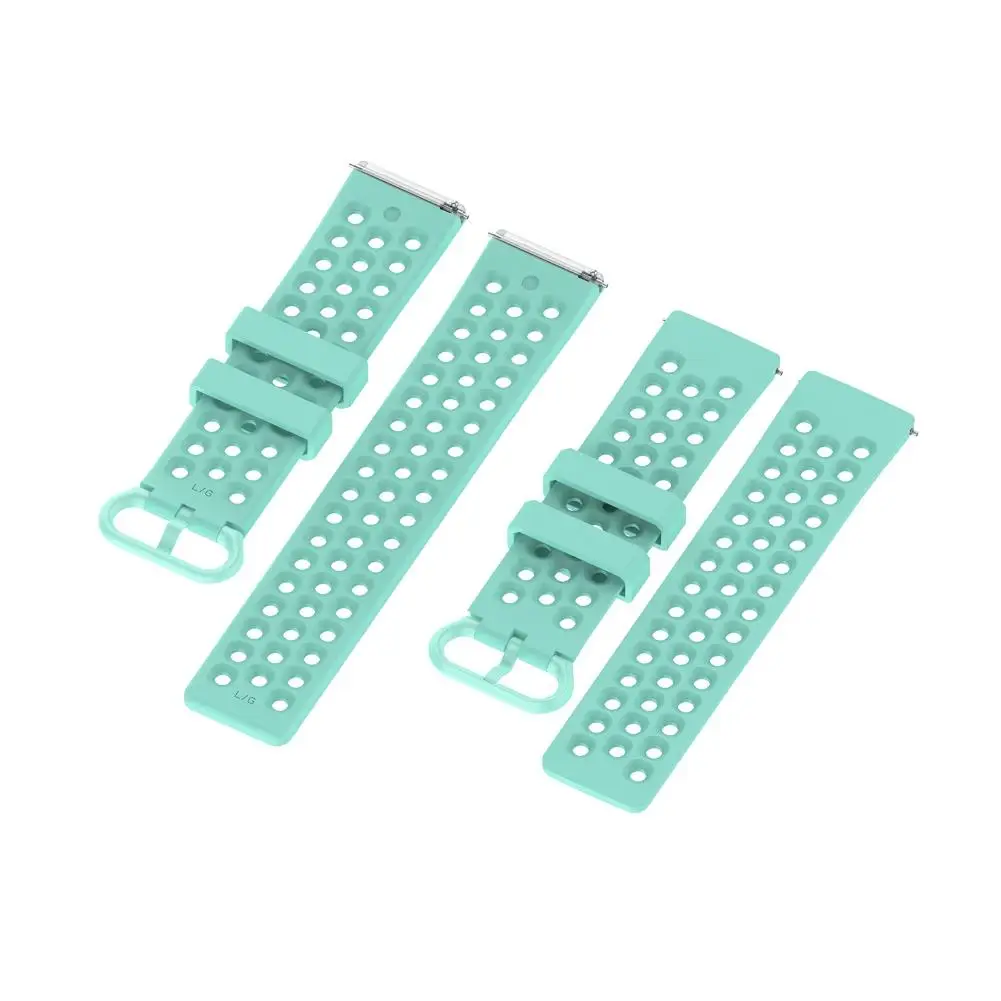 23mm replacement silicone adjustable watch strap band for fit bit versa 2 lite smart wearable devices accessories free global shipping