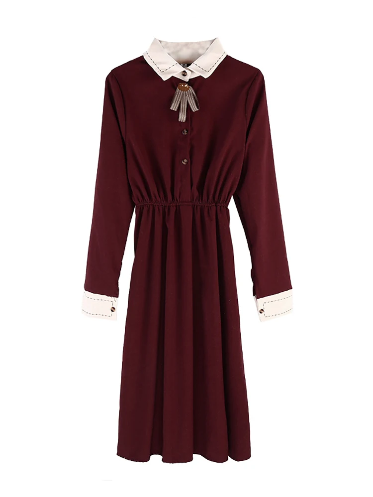 

Winter French Fall Winter 2020 New Winter Skirt Mid-length Over the Knee Winter Temperament Inner Dress Women