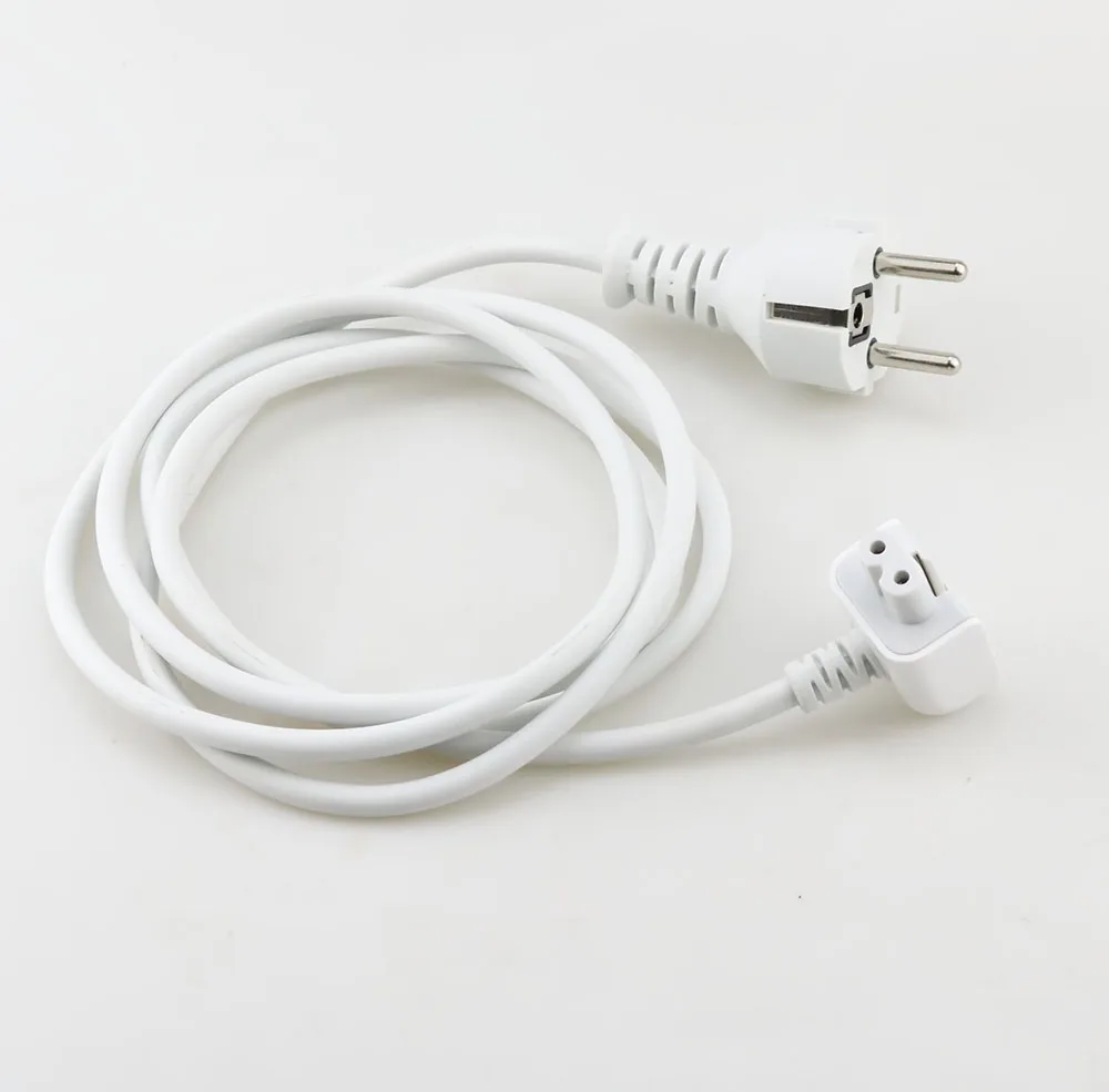 Высокое качество 1 шт. ЕС Plug УДЛИНИТЕЛЬ шнур для MacBook Pro Air зарядное устройство кабель мощность кабель адаптер