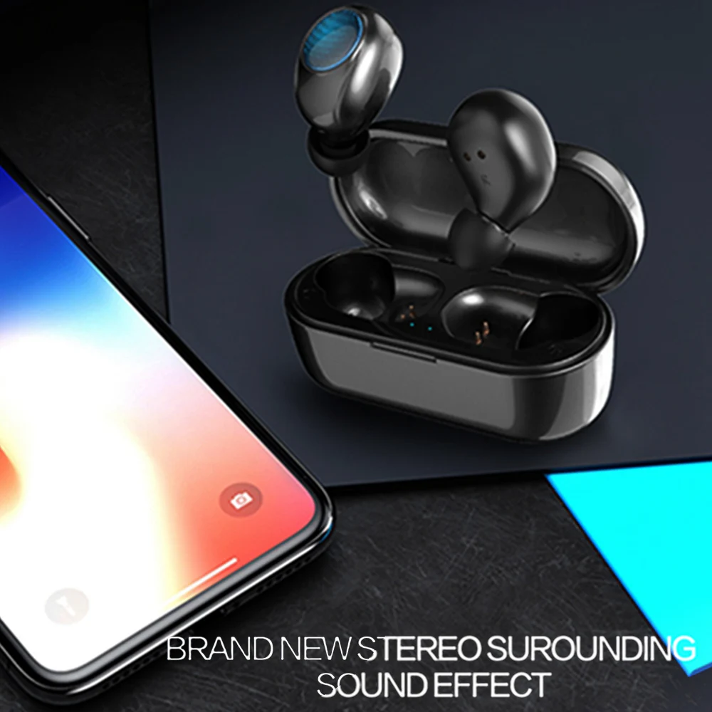 PT20 TWS наушники BT 5 0 беспроводная гарнитура с сенсорным управлением стерео 4D HiFi