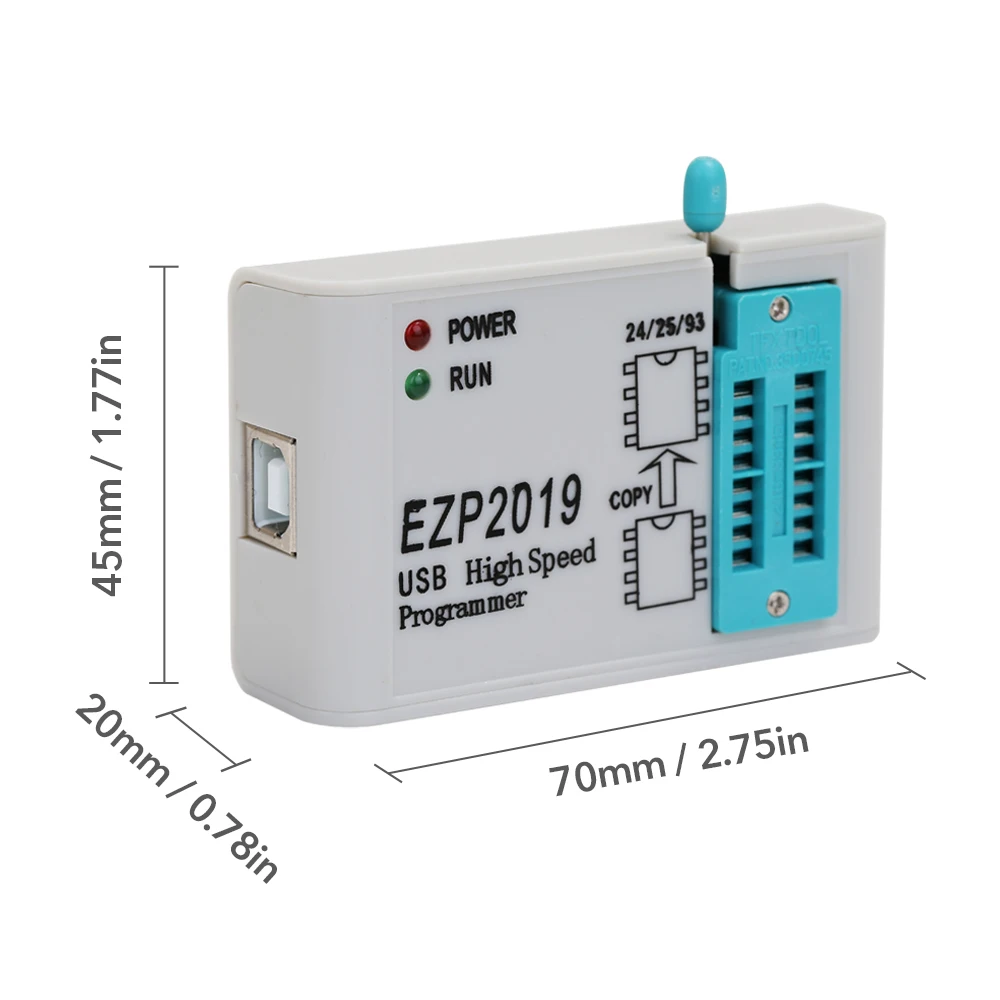 Высокоскоростной USB-программатор EZP2019 программатор SPI лучше чем Поддержка 32M Flash 24