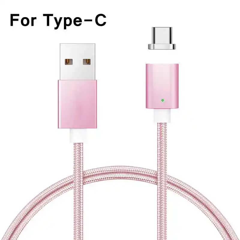 Светодиодный магнитный кабель Micro usb type C супер быстрая зарядка телефона Microusb type-C магнитное зарядное устройство usb c для iphone huawei xiaomi