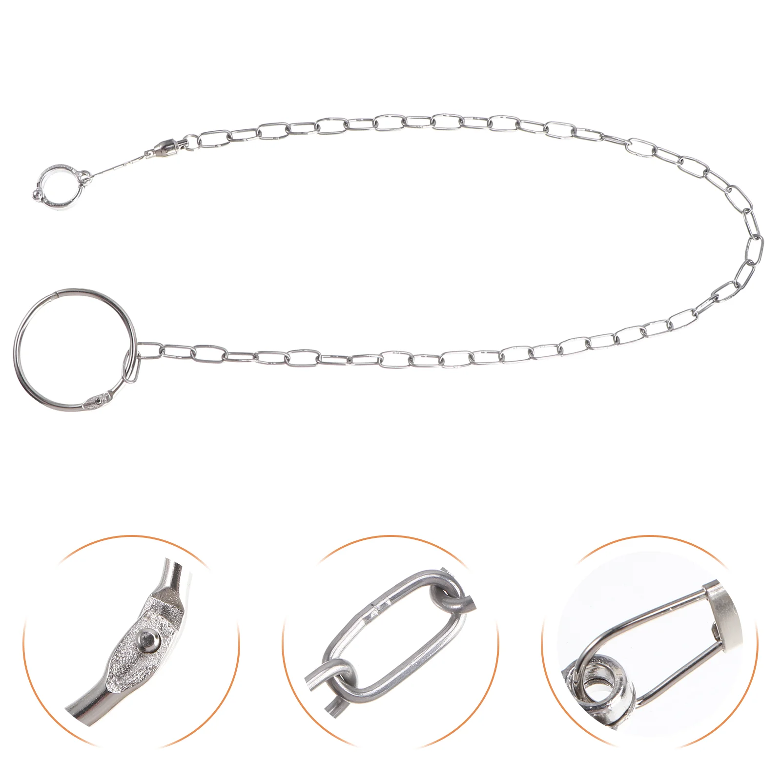 

1Pc Stainless Steel Foot Lock Large Parrot Seperated Anklet Foot Lock Chain