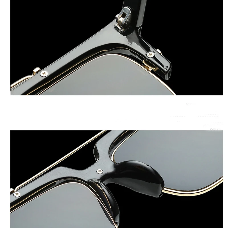 Очки IVSTA CA2207 с полуободковой оправой мужские большие солнцезащитные в стиле