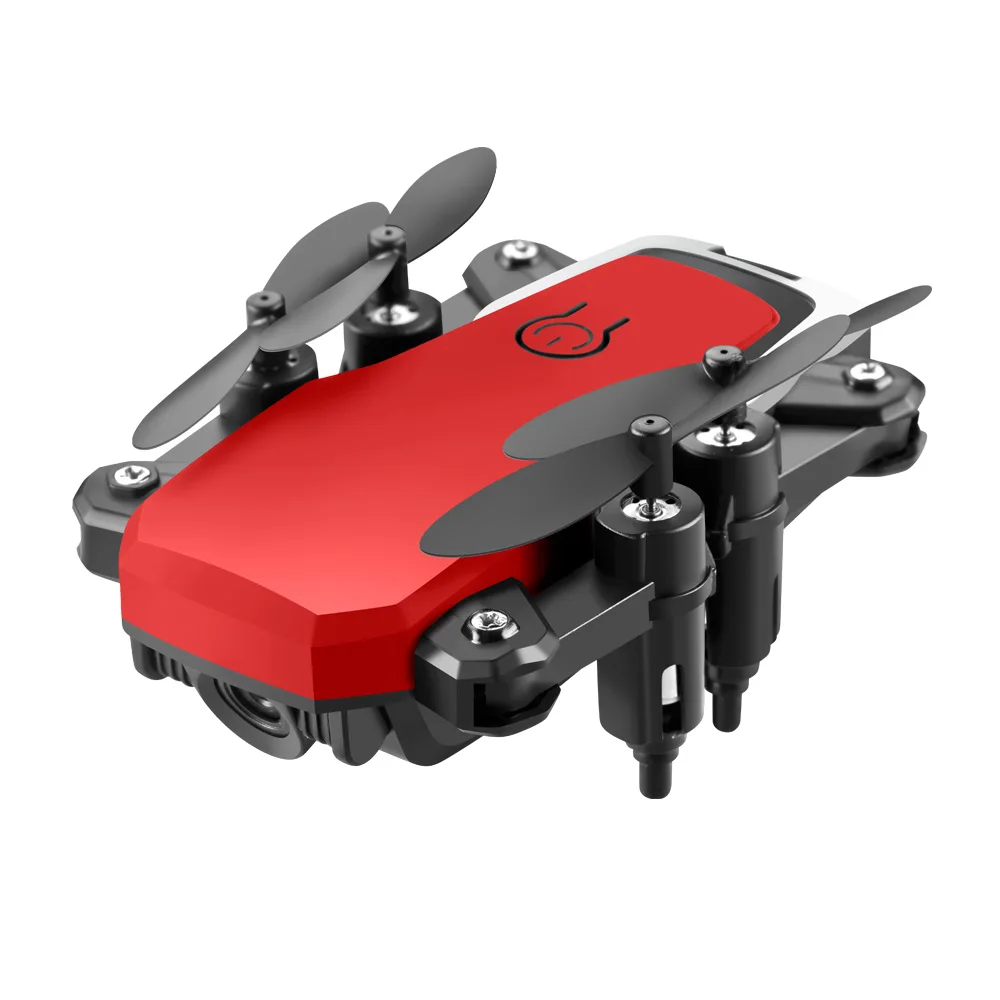 

Boy folding aircraft four-axis HD 4K aerial drone LF606 white black red mini remote control aircraft toy birthday Christmas gift