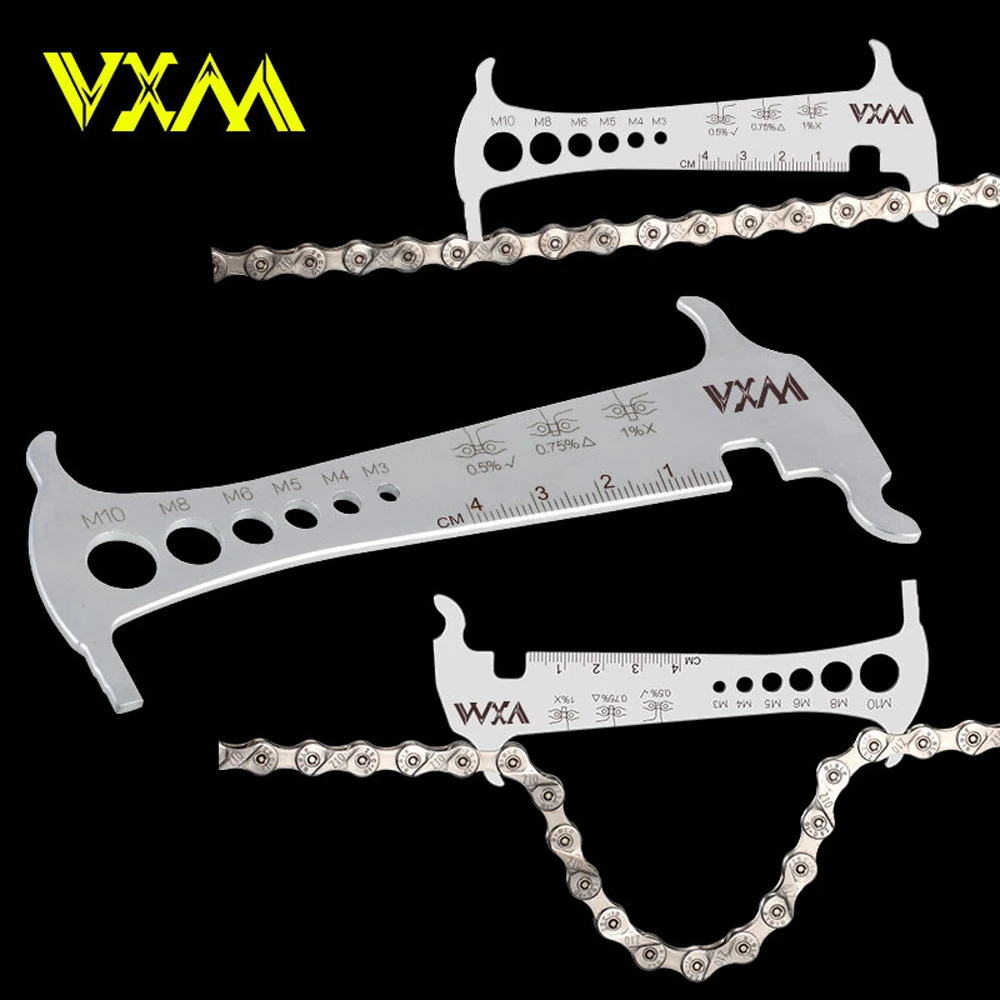 VXM 3 в 1 велосипедная цепь Checker индикатор износа из нержавеющей стали велосипедные
