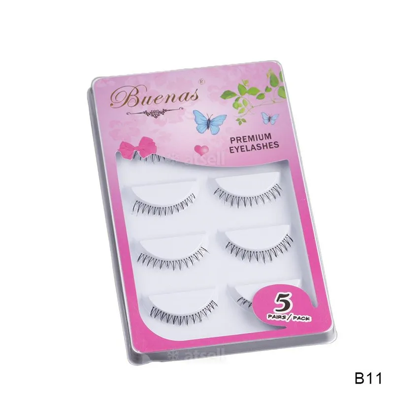 5 Pairs Makeup False Eyealshes Handmade 3D Natural Under Lashes Eyelashes Lower Bottom Extension | Красота и здоровье