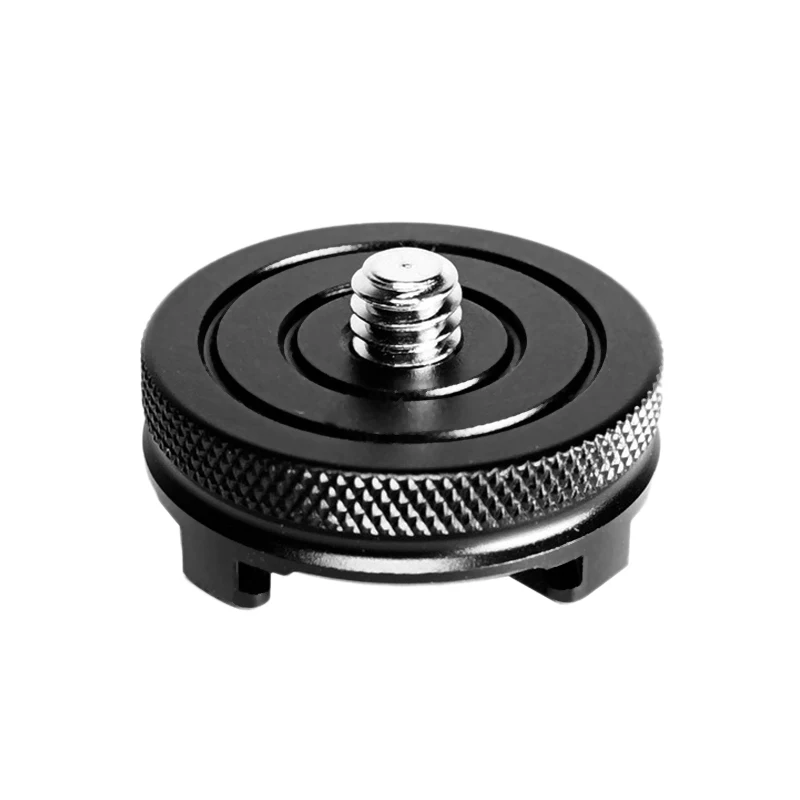 

Camera Mini Ball Head Photography Cold Shoe Mount Adapter with 1/4 Inch Screw Extension for Studio Flash Light