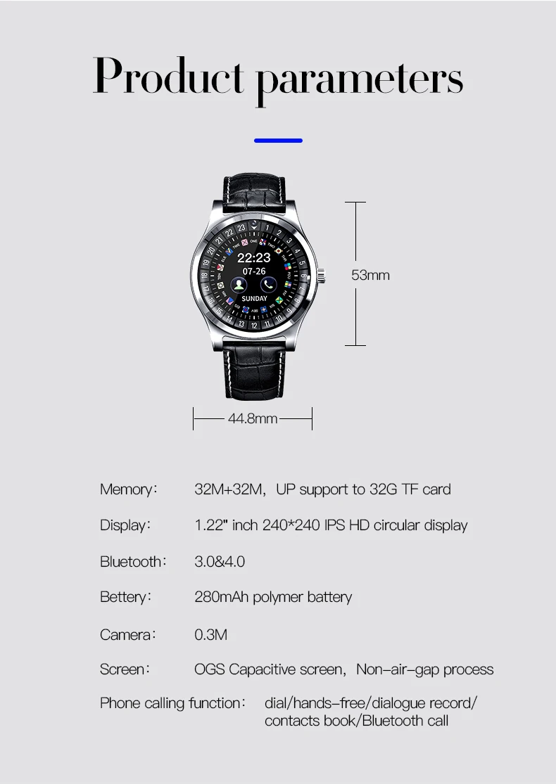 Умные часы для мужчин с 2G GSM Micro SIM TF карта ответ на вызов камера часы Шагомер Bluetooth Smartwatch Здоровье часы для Android