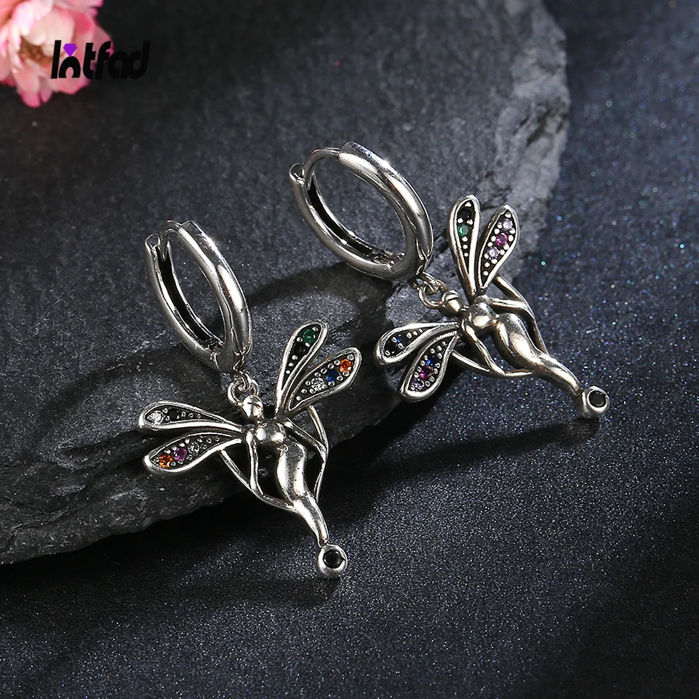 

Серьги-кольца «Ангел» из серебра 925 пробы