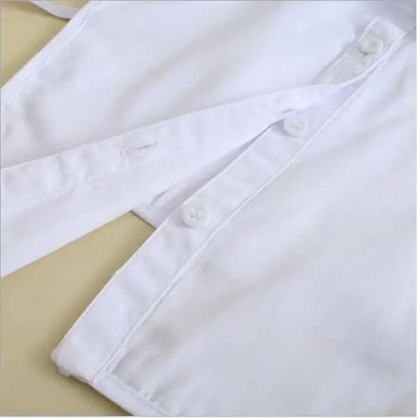 Новая осенне-зимняя белая рубашка с вышивкой в виде перьев Поддельный Воротник