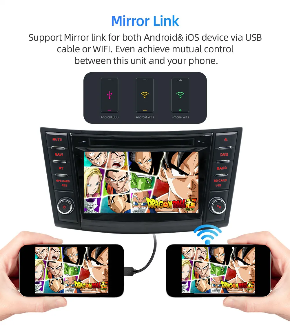 4 Гб+ 64 ГБ Android 9,0 2 DIN Автомобильный gps для Suzuki Swift 2011- dvd-плеер стерео аудио Wifi BT 4,0 Система рулевого колеса PX6