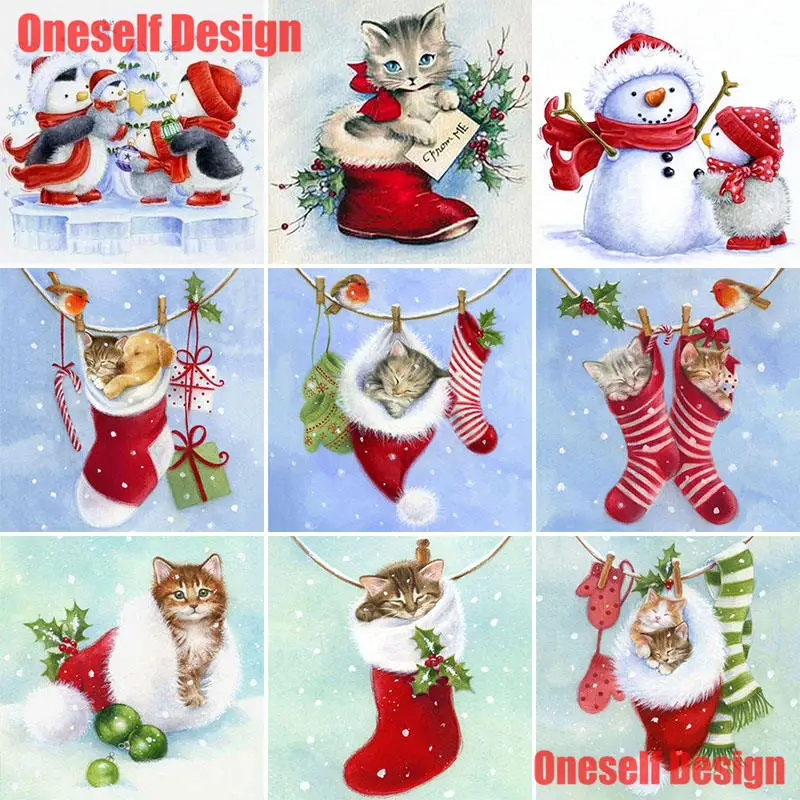 

christmas gift diamond embroidery full set 5d diamond painting full square 5d diamond mosaic sale christmas decortion for home