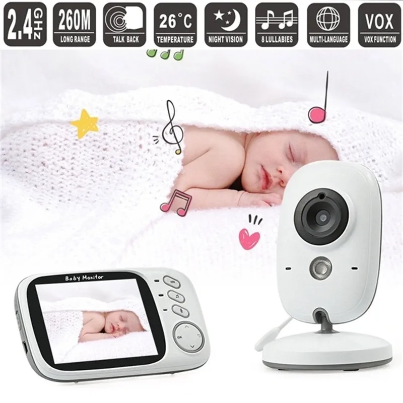 Видео Видеоняни и радионяни с Камера 3 2 дюймов ЖК-дисплей Экран Беспроводной