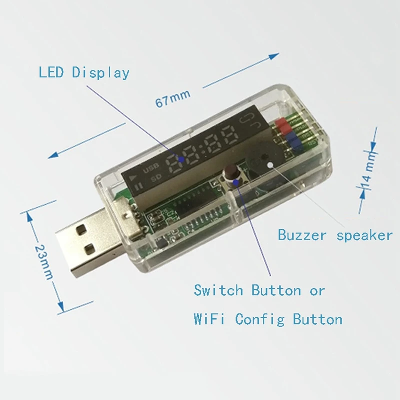 WiFi USB Watchdog Mobile Remote Card LED Screen Automatic Loop Operation for Bitcoin BTC Miner | Компьютеры и офис
