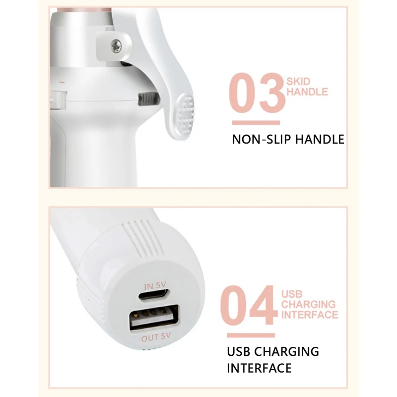 Бигуди для волос Мини Керамические бигуди USB перезаряжаемая плоская Плойка