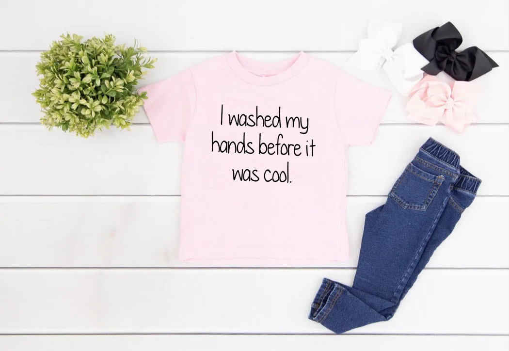 Футболка с надписью I Wash My Hands Before It Was Cool Pademic летняя футболка коротким рукавом