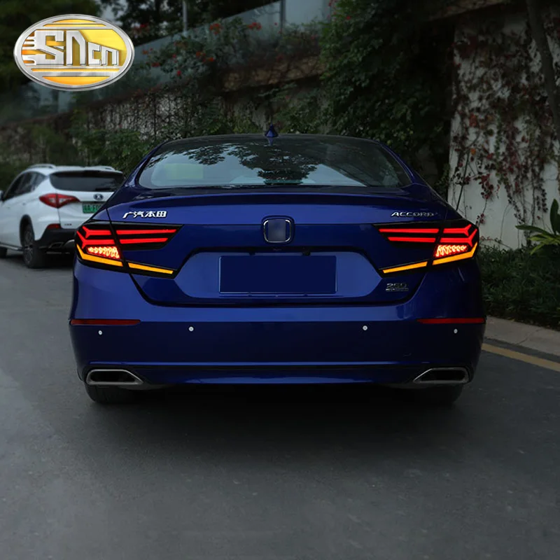 Светодиодный задний светильник s для Honda Accord 2018 2019 10 й DRL динамический сигнал