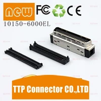 2pcslot 10150 6000elidc28awg 50pin connector 100 new and original