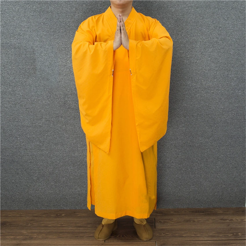 Буддийская одежда унисекс монах халат дзен медитация дужки шаолина форма кунг фу