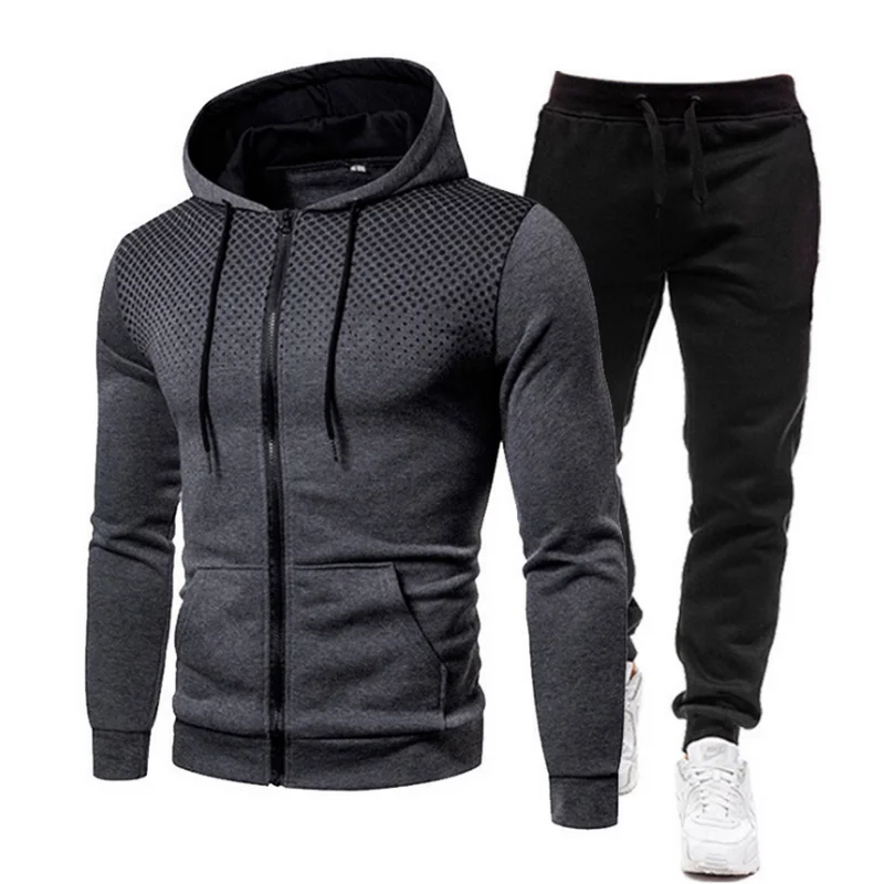 

2021 new Autumn and winter Men's Sets hoodies+Pants Harajuku Sport Suits Casual Sweatshirts Tracksuit Brand Sportswear