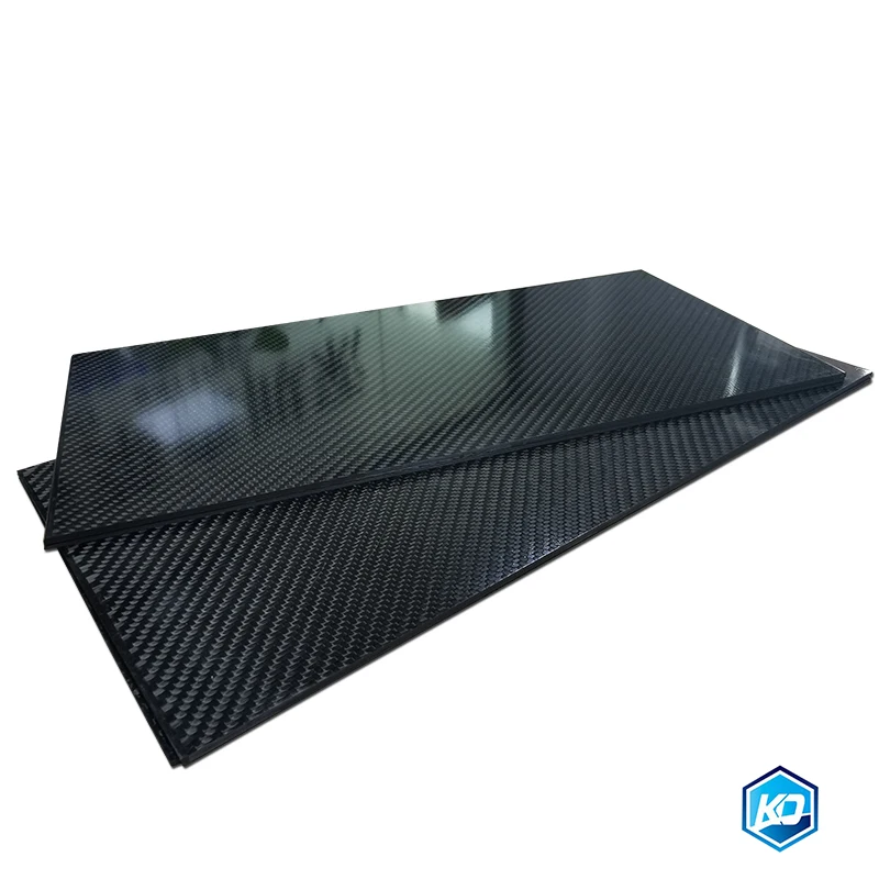 0 5 мм 125X75 3K Twill Матовая Глянцевая углеродная пластина панели листы высокой