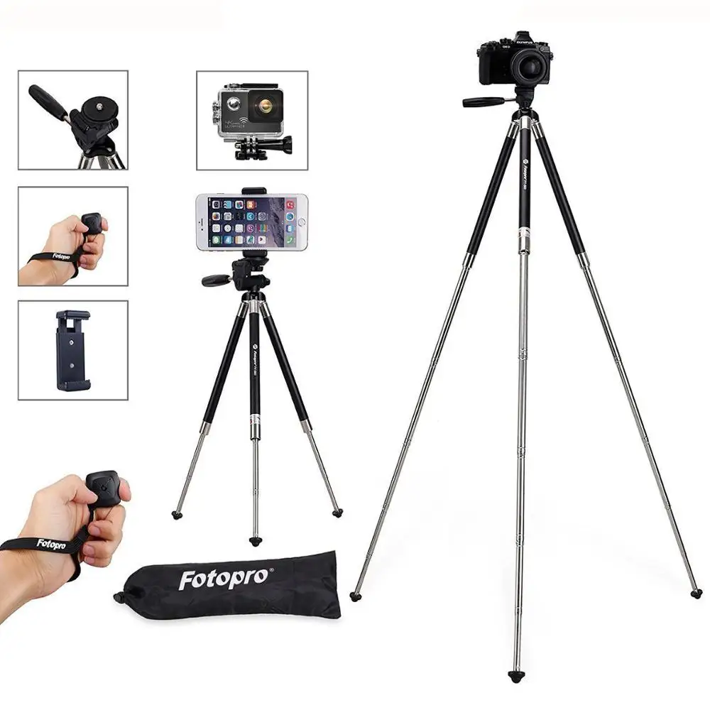 Красочные профессиональные Tirpod для телефона камеры модный алюминиевый складной