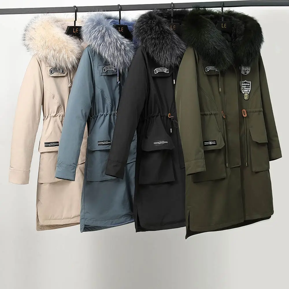 Женская куртка с капюшоном Vielleicht длинное зимнее пальто в стиле милитари парка