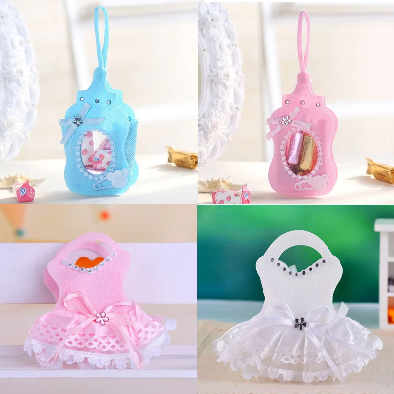 Creative 12PCS Candy Gift Bags Wedding Fancy Cases Dress Europe Box For Jewellery Birthday Party Favor | Дом и сад
