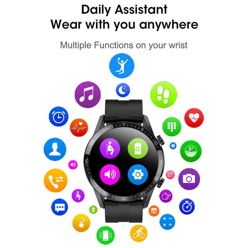 Мужские Водонепроницаемые Смарт часы L13 с функцией измерения ЭКГ + ППГ|Смарт-часы|