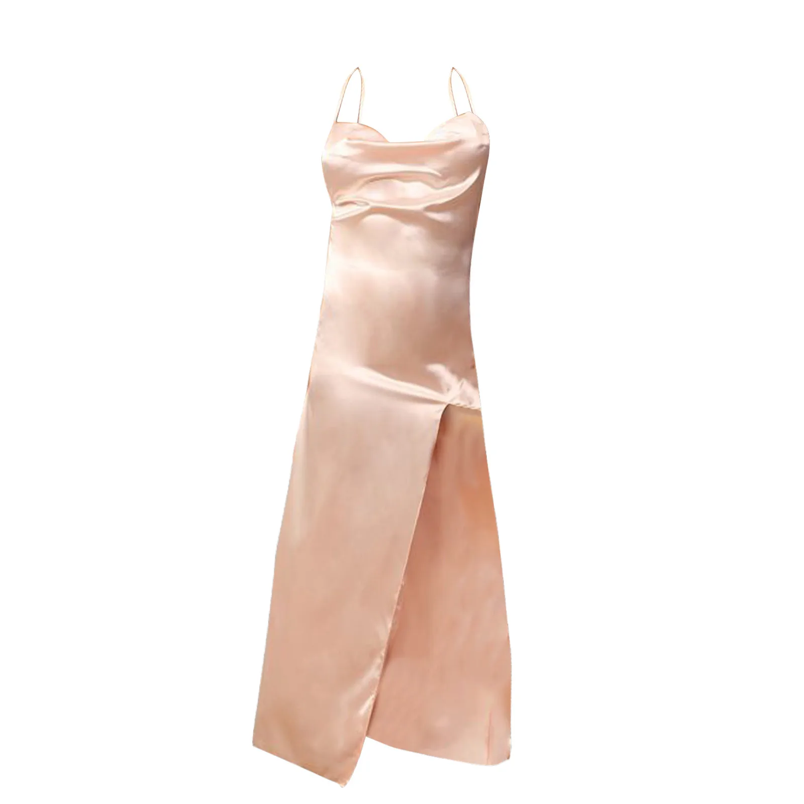 

Sleepwear women Ladies Fashion Sexy Big Backless Interest tease Temptation Underwear Satin Skin-Friendly Suspender Dress