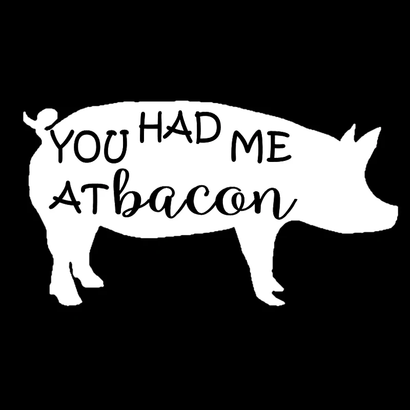 15*8 2 см Вы меня на бекон Стикеры веселый автомобиль окно бампер Новинка дрейф JDM