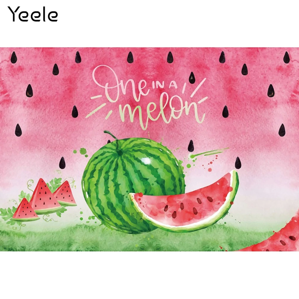 

Yeele летний день рождения фон для фотосъемки с принтом арбуза портрет вечерние Декор Фоны фотография для студийных фото