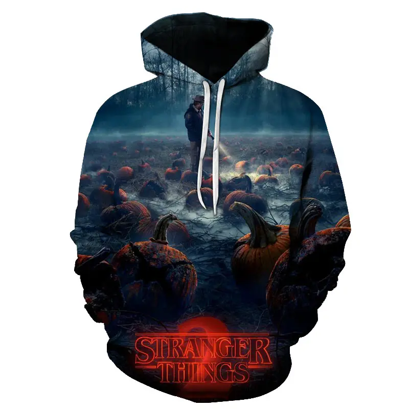 Stranger Thing s Новая мода 3D печатная белая мужская толстовка с капюшоном модная графическая Толстовка Повседневный Уличная пуловер хип хоп толстовки уличная одежда Stranger Thing - Цвет: Asian size 5178