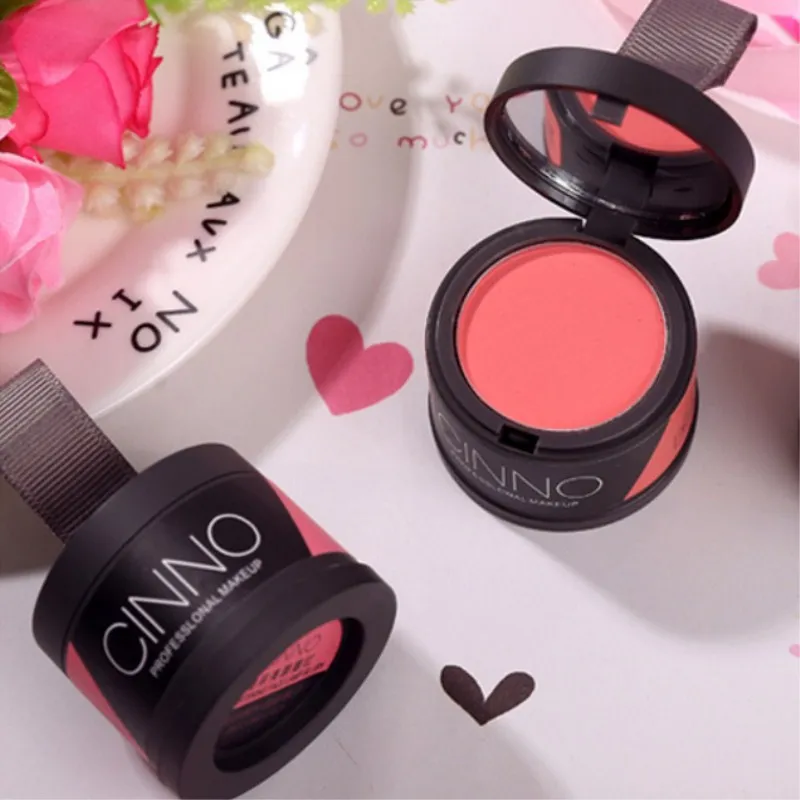 1 шт. 4 цвета профессиональный макияж румяна осметическая натуральная основа