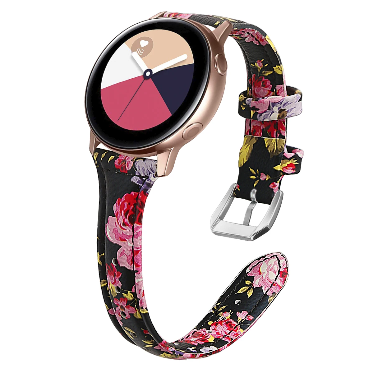 Кожаный ремешок для Samsung Galaxy Watch 3 Active 2 44 мм 40 браслет наручных часов 20 Huami Amazfit GTR 42