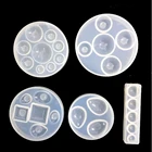 Силиконовая форма для полушариков, сплющенный кабошон, силиконовая форма для уф смолы, аксессуары для изготовления ювелирных изделий