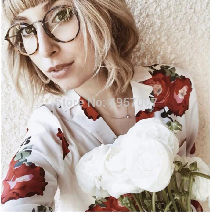 Шелк Зубчатый цветочный принт блузка Топ-Elfbop 2019ss женская летняя блузка рубашка