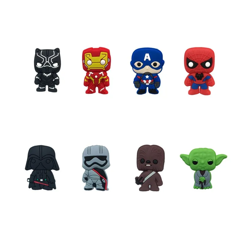 5035 5036 8 шт. Marvel Мститель пвх магниты на холодильник экшн-фигурка магнитная наклейка домашний декор магнит на холодильник детские игрушки вечерние подарки - Цвет: 5035 5036
