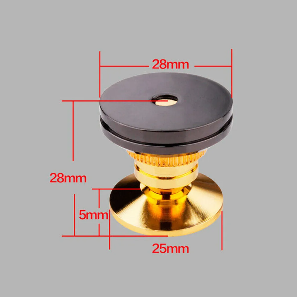 1Sets Gold Speaker Spikes Subwoofer Isolation CD Amplifier Turntable Pad Stand Feet #Y5 | Обустройство дома