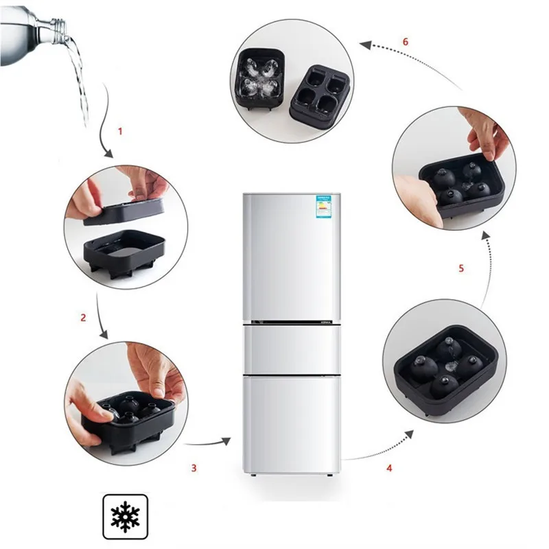 3D в виде черепа из тонкого силиконовая форма для льда шоколада фруктового