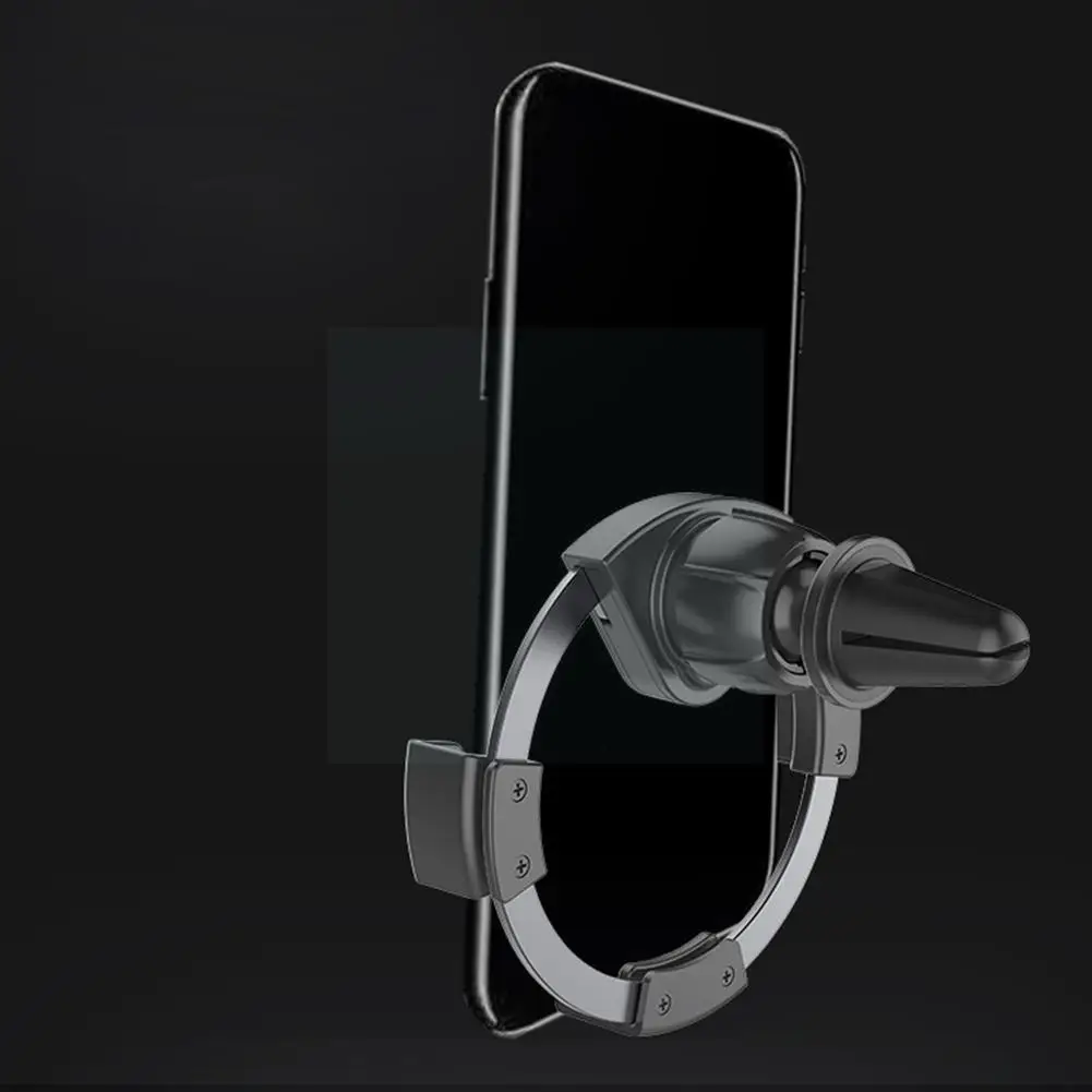 

Round Car Phone Holder 360 Degree Rotating Gravity Phone Mount Foriphone Charger Car Air Vent Wireless Holder Bracket Xiaom H7n2