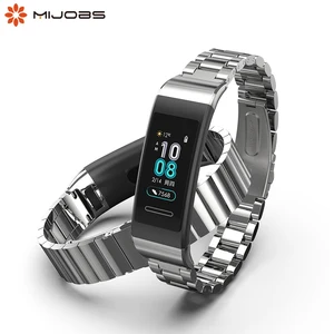 Металлический Ремешок Для Huawei Band 4 Pro, браслет для Huawei Band 3, кожаный ремешок