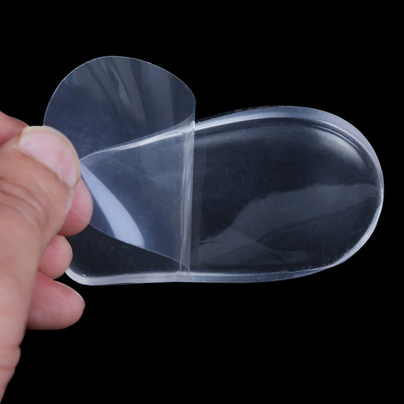 

1Pair 2Sizes High Heels Flat Feet Correction Insoles Silicone Heel Support Pad Corrector for Shoes Inserts Cushion