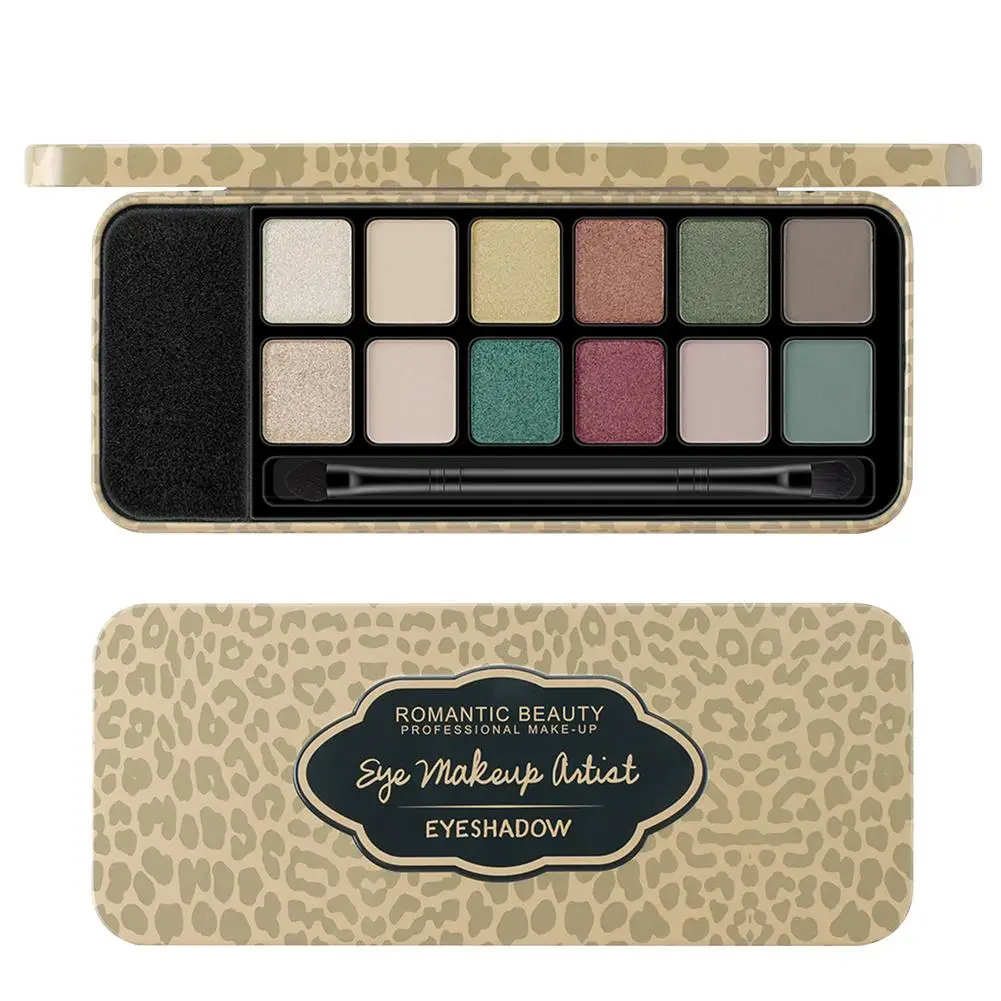 

12-Color Eyeshadow Palette Widely Used Exquisite Great Gifts Lasting Not-Easy-to-Faint with No Blooming Used for Many Purposes