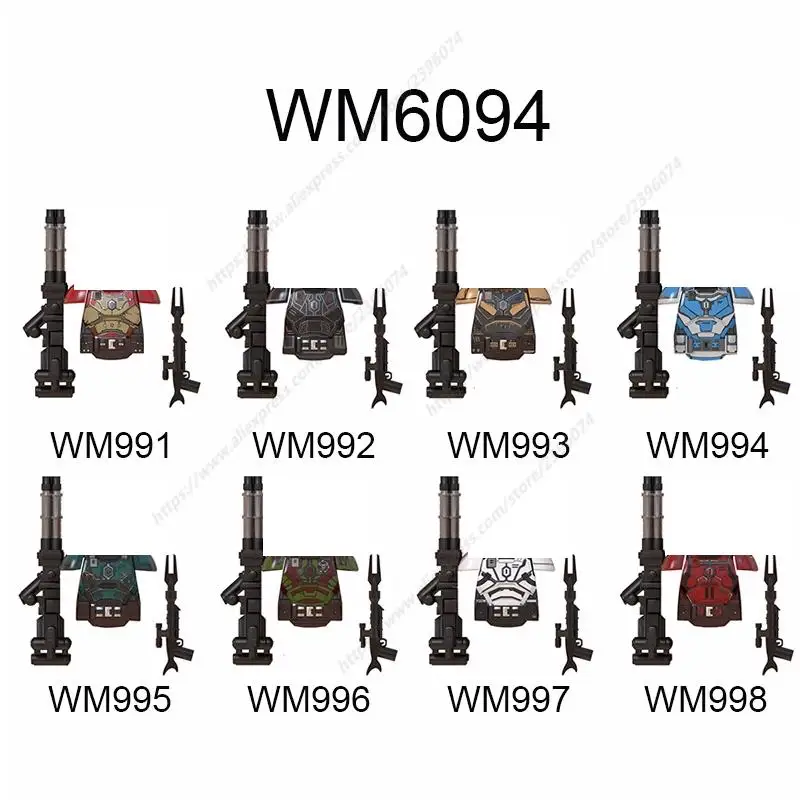 

1PCS Single Figures Head accessories Building Blocks toys Series-161-WM6094