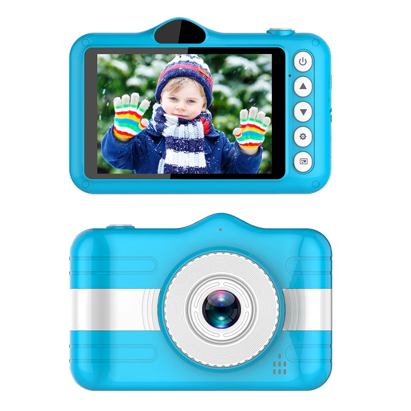 

Child Camera Digital Camera 3.5 inch Cute Cartoon Camera Toys Children Birthday Gift 12MP 1080P Video Photo Camera For Kids