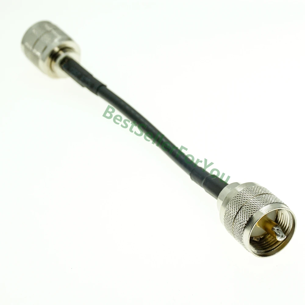 Штекер UHF на штекер UHF PL259 PL-259 Разъем RF Pigtail джемпер RG58 кабель