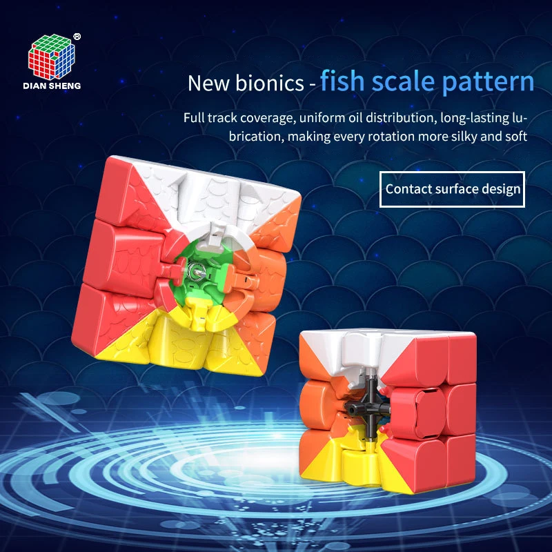 Магнитный магический куб Diansheng 2x2 3x3 система солнечных батарей 4x4 5x5