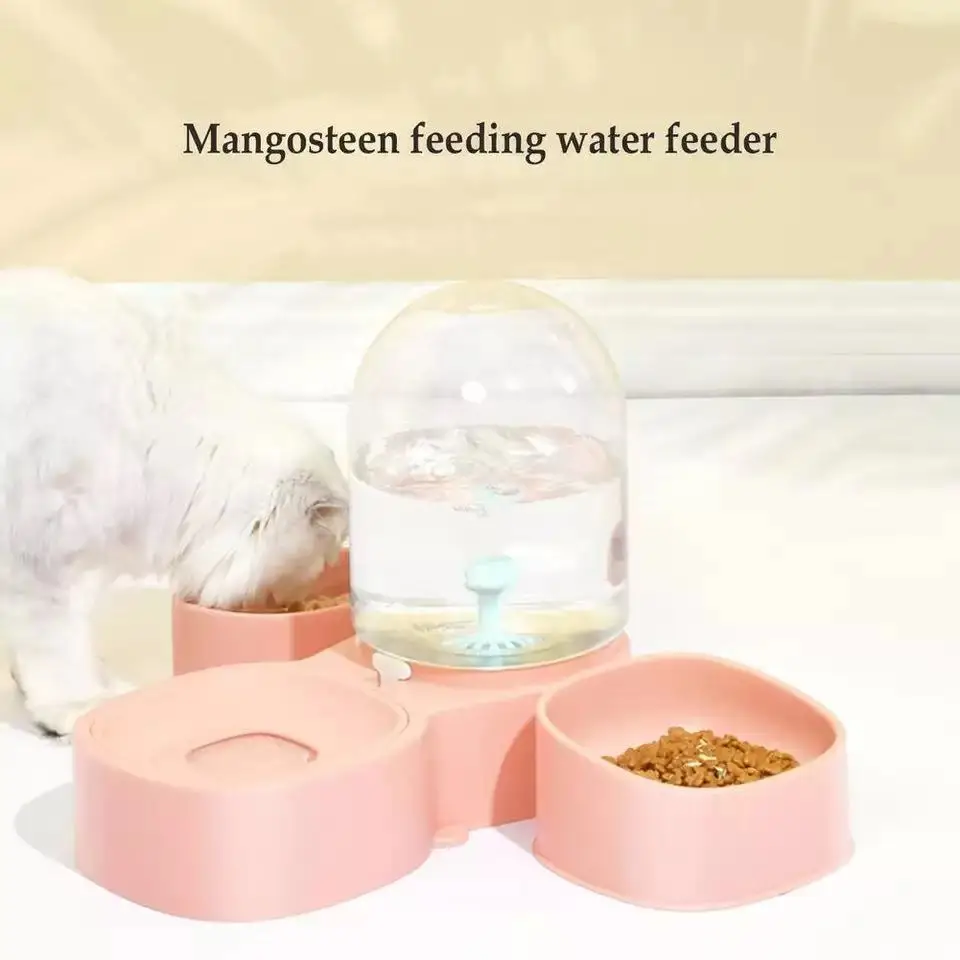 

Pet Dog Cat Bowl Fountain Automatic Water Food Feeder Dispenser Container for Cats Dogs Drinking Eating Pet Supplies Hot Sale
